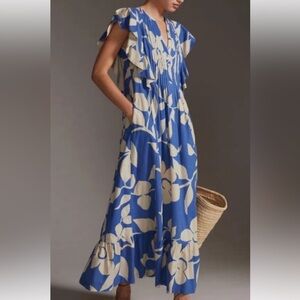 Maeve Anthropologie Cassandra Maxi Dress